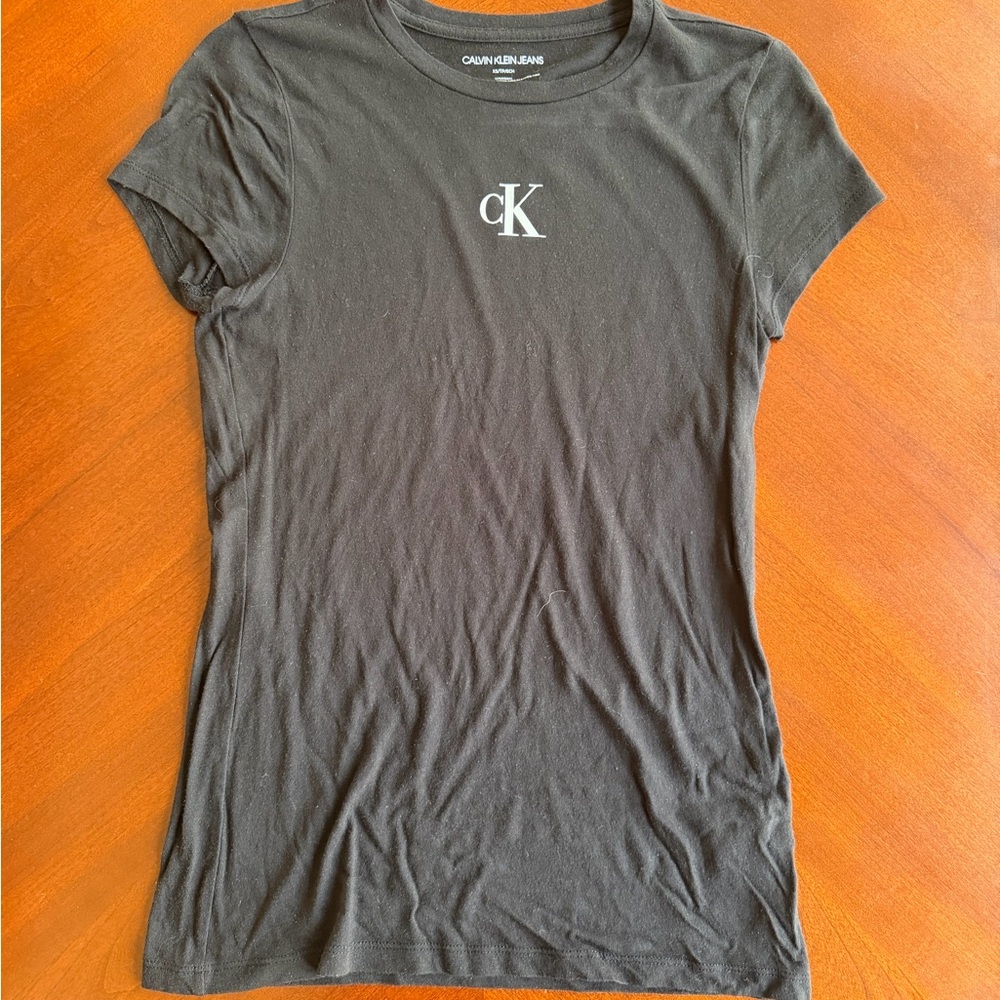 Calvin Klein Jeans Black Short Sleeve Tee